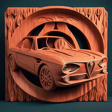 3D model Alfa Romeo Giulia Sprint Speciale (STL)